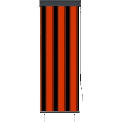 vidaXL Venkovní roleta 60 x 250 cm oranžovo-hnědá