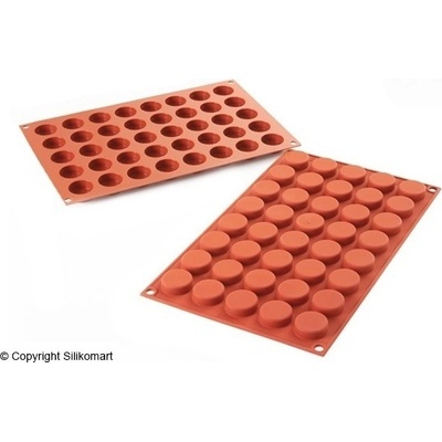 Silikomart Silikonová forma na mini koláčky terakota silikon 40 ks 2,8 cm 6 ml