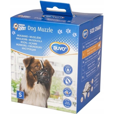 DUVO+ Dog Muzzle Rubber Jack Russell, Yorkshire, Terrier, Dachshund, Maltese