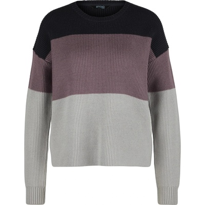 Stoic Дамски вълнен пуловер Stoic Women's Heavy MerinoKnit MMXX. Rutvik Sweater Merino jumper - Black Multi (105-5553-0112)
