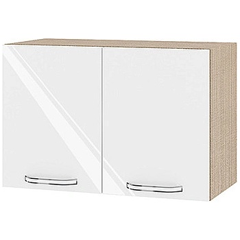 Image 1 of ИРИМ Горен кухненски шкаф Сити МФ-Бяло гланц-05-109 60 см