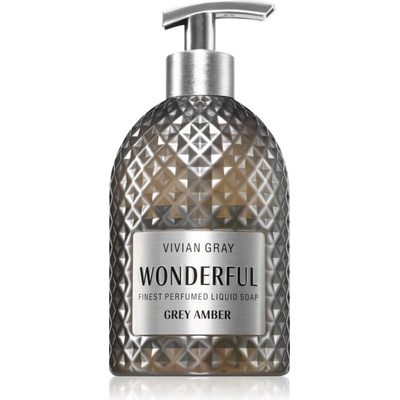 VIVIAN GRAY Wonderful Grey Amber луксозен течен сапун за ръце парфюмиран 500ml
