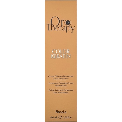 Fanola Oro Therapy 24K Color Keratin 100 ml трайна боя 7.1 Blonde Ash