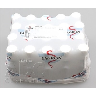 Fagron Liekovka 25 ml skrutk.uzáver so štetčekom fólia 20 ks