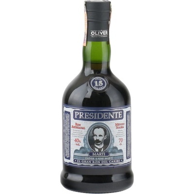 Presidente Marti 15y 40% 0,7 l (čistá fľaša)