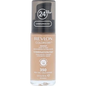 Revlon Cosmetics ColorStay dlhotrvajúci zmatňujúci make-up SPF15 350 Rich Tan 30 ml