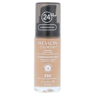 Revlon Cosmetics ColorStay dlhotrvajúci zmatňujúci make-up SPF15 350 Rich Tan 30 ml