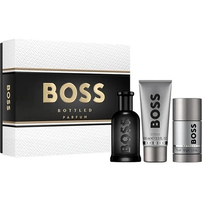 HUGO BOSS Boss Bottled Parfum Комплект (Parfum 100ml + SG 100ml + Deo Stick 75ml) за Мъже