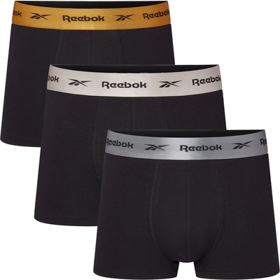 Reebok Боксерки Reebok Mens 3 pack Trunks Hirst - Black