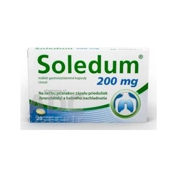 Soledum 200 mg mäkké gastrorezistentné kapsuly cps.enm. 20 x 200 mg