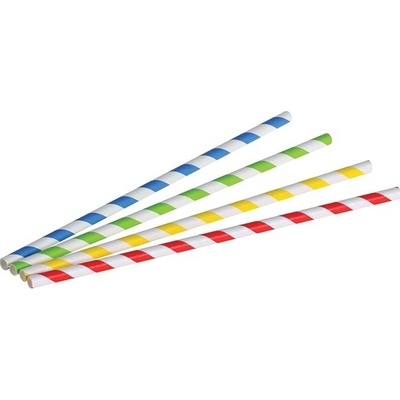 BIOplasty Eko Bio Slamky dĺžka: 20 cm priemer: 6 mm mix 250 ks