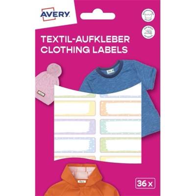 AVERY ETVET36M училищно 45x13 mm 36 бр. самозалепващо пастелно водоустойчиво фолио (ETVET36M)