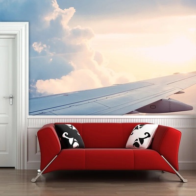 Sablio Tapeta Krídlo lietadla, rozmery 336x220 cm