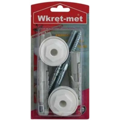 Wkret-met Комплект за монтаж на мивка 14x140 сребро Wkret-met