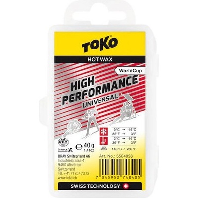 TOKO World Cup High Performance universal 40 g Triplex