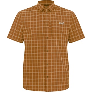 Jack Wolfskin Мъжка риза с копчета Jack Wolfskin Norbo S/S Shirt - Check Autumn Leaves (033-3068-0113)