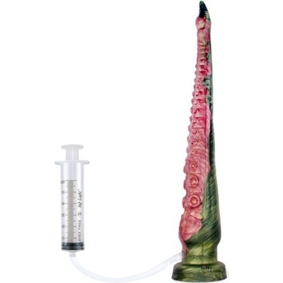 Sinnovator Dagon Depth Training Tentacle Platinum Silicone Dildo 22.5 Inches