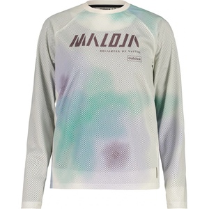 Maloja Дамска фланелка с дълъг ръкав за колоездене Maloja Women's FurculaM. Cycling jersey - Shaded White Bloom (156-3043-0213)
