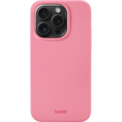 Holdit Гръб Holdit Silicone Case за iPhone 15 Pro - Rouge Pink