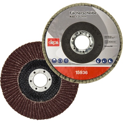 DEMA Lamelový vejárový brúsny kotúč 125 mm K60