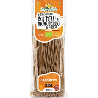 Sapore di Sole Bio Spaghetti Cappelli & Monococco těstoviny z tvrdé pšenice 400 g