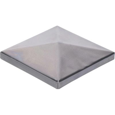 Ocelová čtvercová krytka na sloupek 30 x 30 mm
