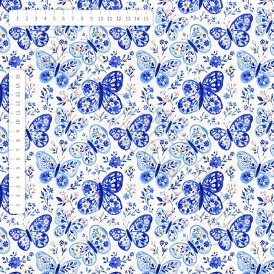 Modří motýlci úplet by MIMI [supreme]