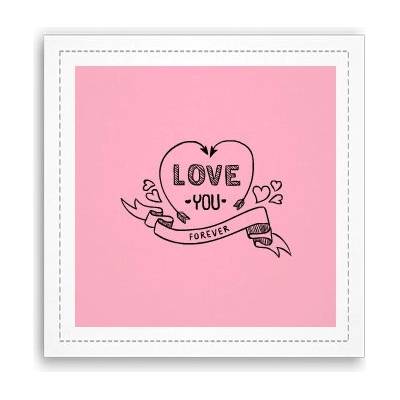 Fotoobraz 40x40 cm Love you forever