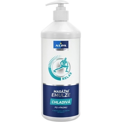 Alpa masážna emulzia chladivá 1000 ml