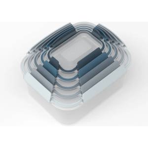 Joseph Joseph Кухненски буркан за съхранение NEST LOCK 5 81105, комплект от 5 бр. , пластмаса, Joseph Joseph (JS81105)