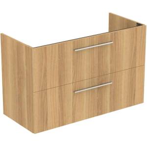 Ideal Standard i. Life A - Шкаф под мивка, 100х44х63 см, 2 чекмеджета, дъб T5257NX (T5257NX)