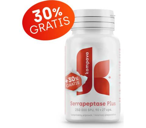 Kompava Serrapeptase Plus 355 mg 90 kapsúl