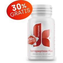Kompava Serrapeptase Plus 355 mg 90 kapsúl