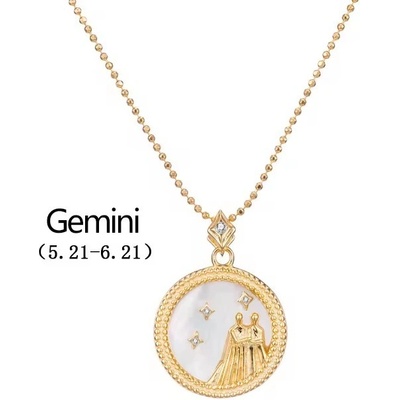 Majya Stříbrný přívěsek s řetízkem MOONLIGHT GEMINI 10880