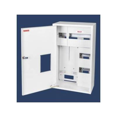 Surface/flush-mounted counter cabinet (universal) 1-meter 3-phase 25 moduls sealed IP30 115mm with lock RU-25P Z/E