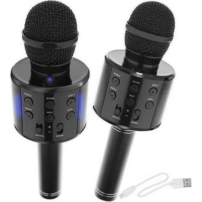 SOLEX Mikrofon ruční WS 858 BLACK Karaoke