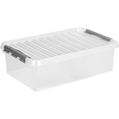 Q-Line Box s vekom 60 × 40 × 18 cm 32 l transparentný 79600609