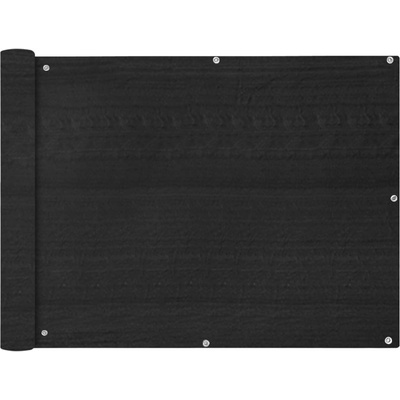 Greatstore Balkónová zástěna HDPE 90x600 cm antracitová