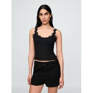 GAP Пижамен топ с дантела GAP GAP | Cheren | ЖЕНИ | XS