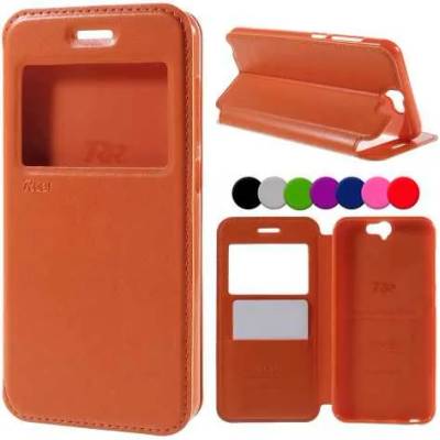 HTC One A9 Window Кожен Калъф и Протектор