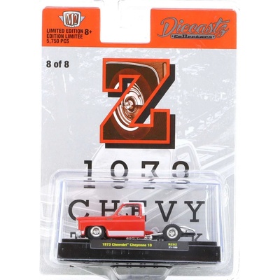 M2 Machines Chevrolet Cheyenne 10 1973 červená 1:64