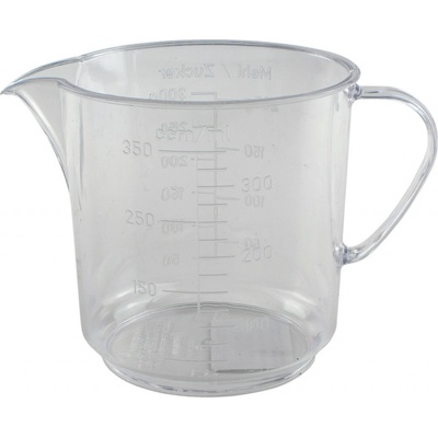 PLZENSKÉ DIELO Odmerka na vodu 350 ml s uchom, razená