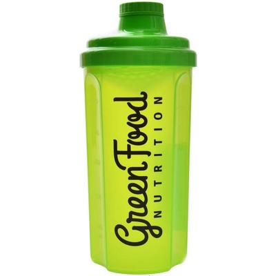 GreenFood nutrition Shaker 500ml transparent green