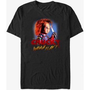 ZOOT. Fan Черна унисекс тениска ZOOT. Fan NBCU Chucky Creepy Wanna Play ZOOT. Fan | Cheren | МЪЖЕ | S