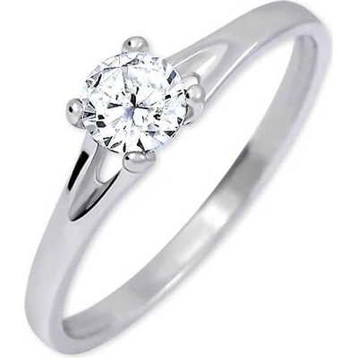 Soliter Stříbrný zásnubní prsten s krystalem 426 001 00508 04