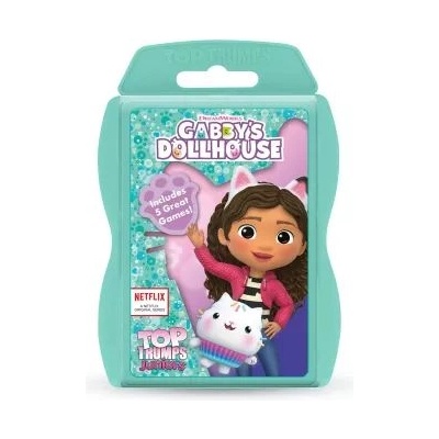 Winning Moves Top Trumps Junior Gabi's dollhouse - игра с карти 4 в 1