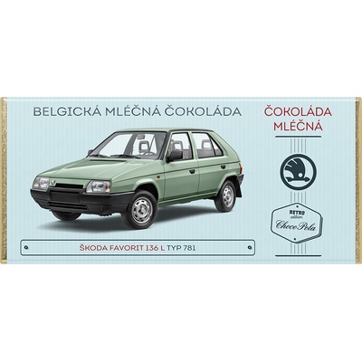 Choco Pola Škoda Favorit 136 L typ 781, Zelená mléčná 100 g