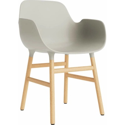 Normann Copenhagen Form s podrúčkami light grey / oak
