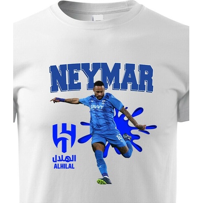 Dětské tričko Neymar Barva Bílá Canvas Bezvatriko.cz 2035