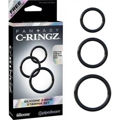 Пенис рингове за множество комбинации - 3 Ring Stamina Set (PIPE591223)